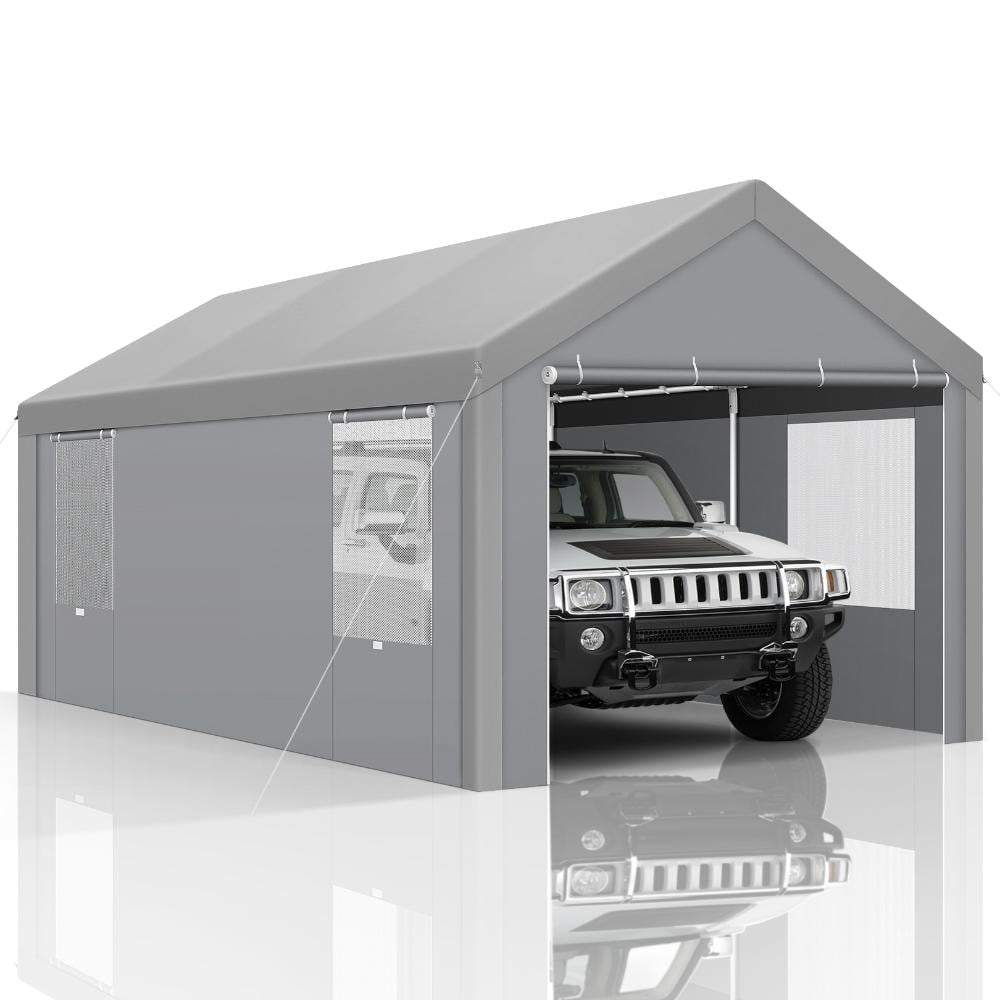 COBIZI 10x20 FT Heavy Duty Portable Garage 2.0, Upgrade Waterproof