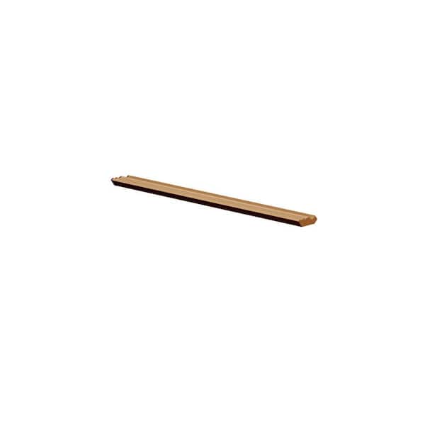 Amherst Shaker 96 in. W x 2 in. H x 2 in. D Crown Molding Assembled Wall in Walnut
