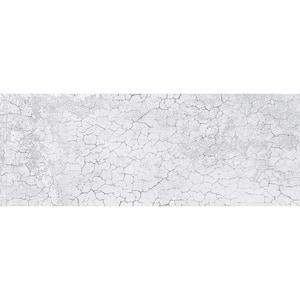 Nimbus Pearl White 17.6 in. x 47 in. Textured Ceramic Rectangle Wall Tile (17.23 sq. ft./case) (3-pack)