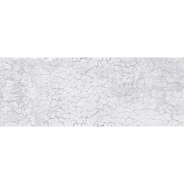 Apollo Tile Nimbus 4 in. x 5 in. Textured Pearl White Ceramic Large Format Rectangle Wall Sample Tile