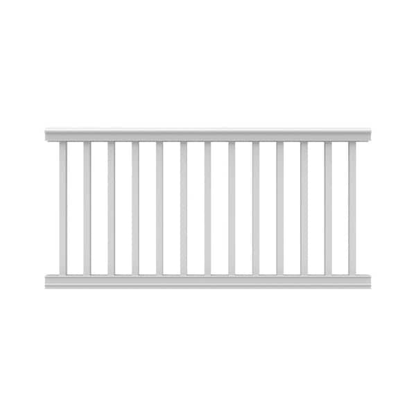 Veranda Bella Premier Series 6 ft. x 36 in. White Vinyl Rail Kit with Square Balusters