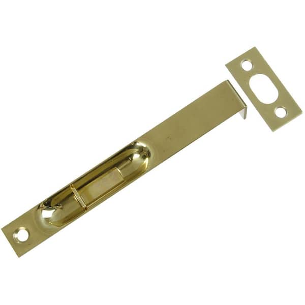 National Hardware 6 in. Flush Bolt in Solid Brass