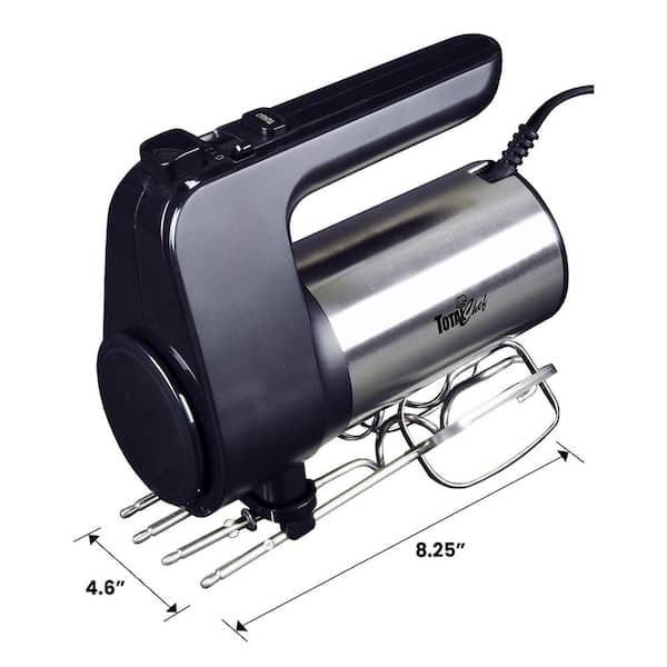 Total Chef 6-Speed Hand Mixer, 250 Watts with Turbo Boost