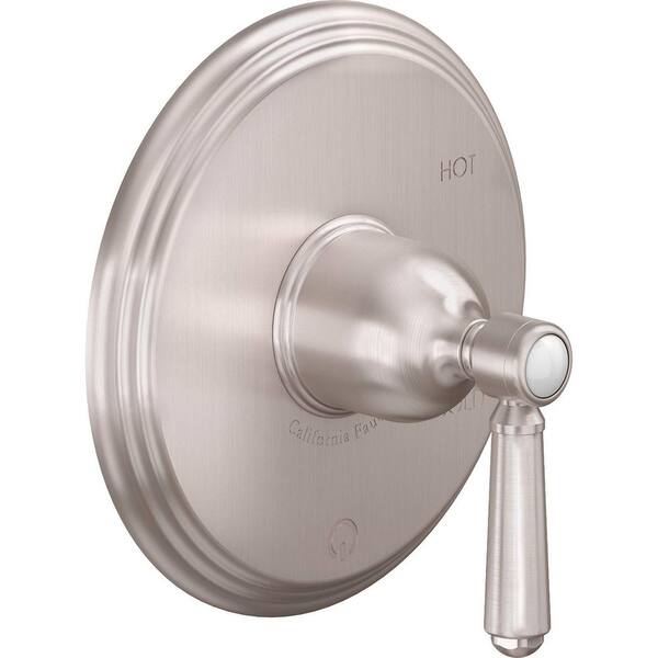 CALIFORNIA FAUCETS Montecito StyleTherm Trim Only with Single Volume Control in Graphite