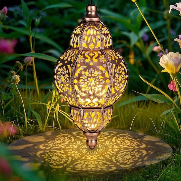 FAWEY TRED INC Hanging Solar Lanterns Outdoor Garden Decor Solar
