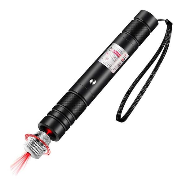 Adrinfly High Power Laser Pointer, Long Range Indicator Light Lazer Pointer for Hiking, Office, LCD Screen, USB Charge, Red