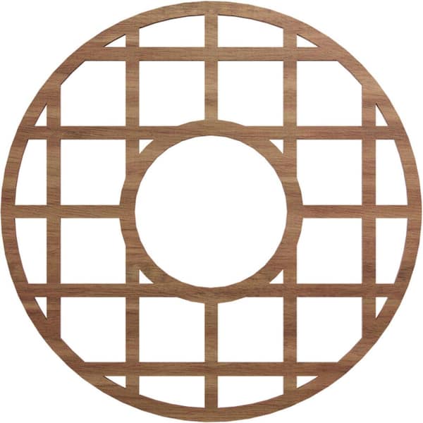 Ekena Millwork 0.25 in. x 6.5 in. x 18 in. Wood Medallion Moulding