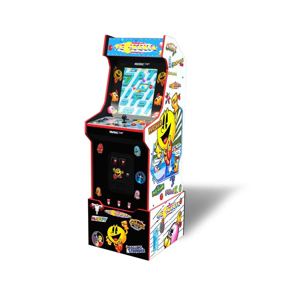 Arcade1UpBandai Namco Entertainment Legacy Edition Arcade Machine, 4-Foot  —12-in-1 Pac-Man Arcade Game Machine for Home, 17” Color LCD Screen
