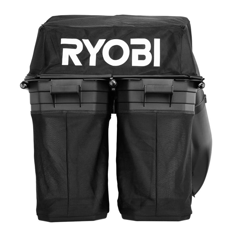 RYOBI Bagger For RYOBI 80V HP 46 In Riding Lawn Tractor ACRM035 The ryobi-bagger-for-ryobi-80v-hp-46-in-riding-lawn-tractor-acrm035-the