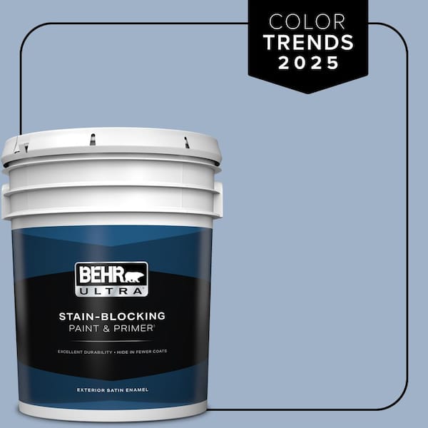 BEHR ULTRA 5 gal. #S530-3 Aerial View Satin Enamel Exterior Paint & Primer