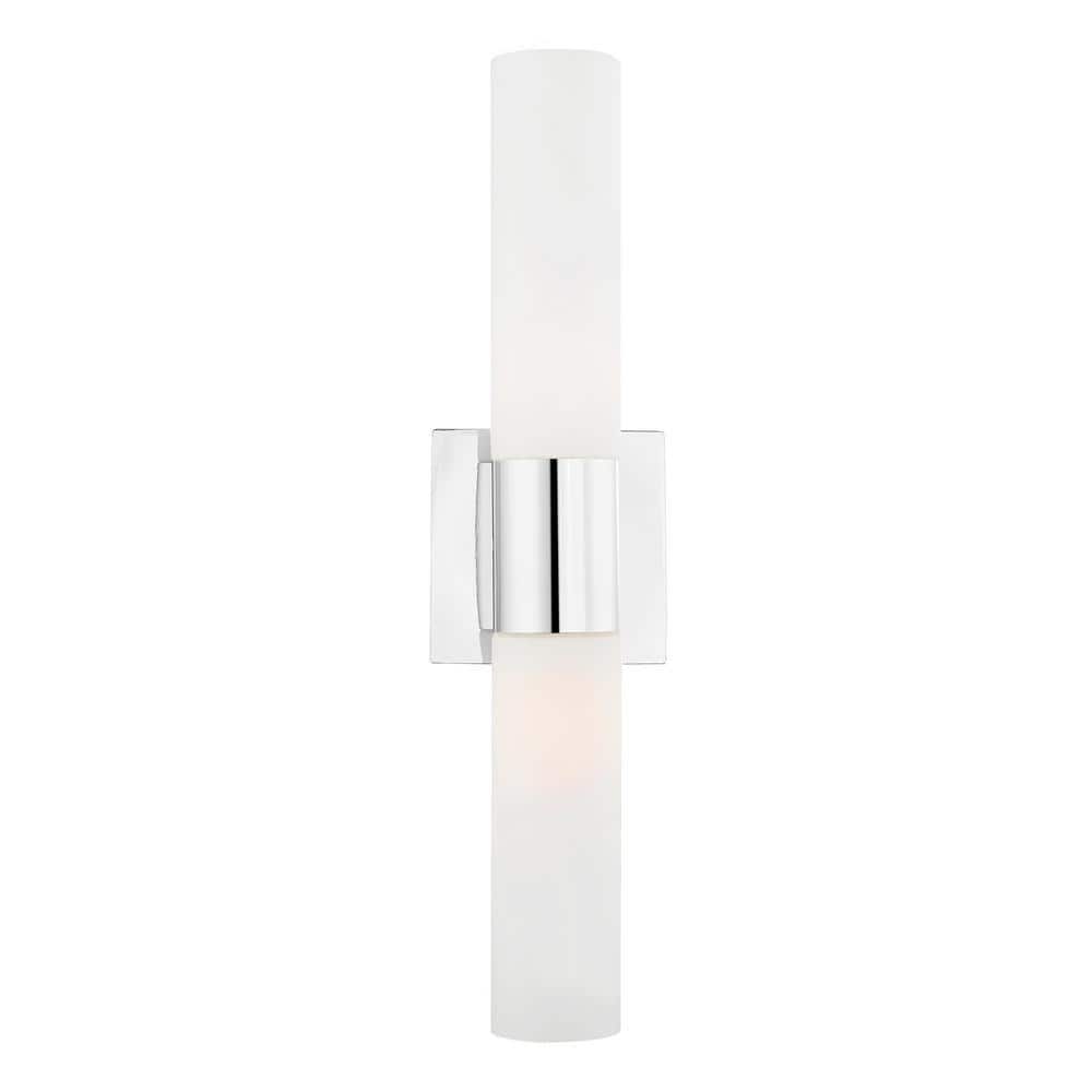 10102-05-Livex Lighting-Aero - 2 Light ADA Bath Vanity In Nautical Style-17.75 Inches Tall and 4.5 Inches Wide-Polished Chrome Finish
