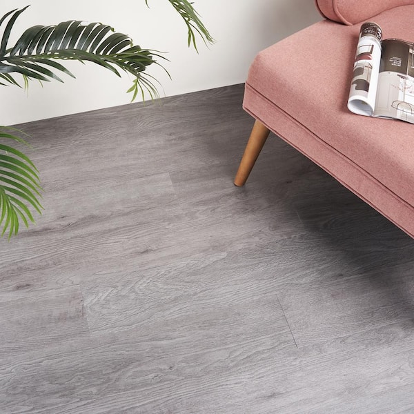 Duren Ash 28MIL x 6 in. W x 48 in. L Glue Down Waterproof Luxury Vinyl Plank Flooring (36 sqft/case)
