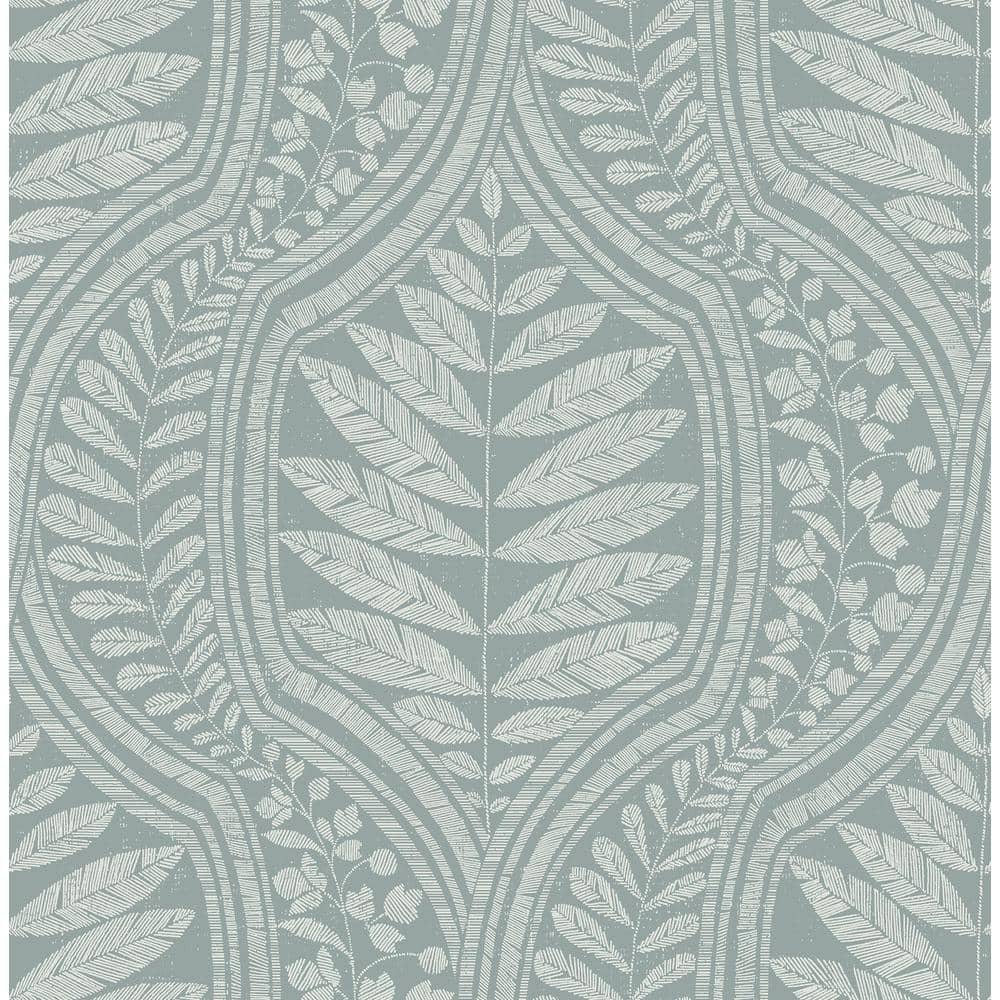 Juno Teal Ogee Teal Paper Strippable Roll (Covers 56.4 sq. ft.) price history on PriceWatchPro