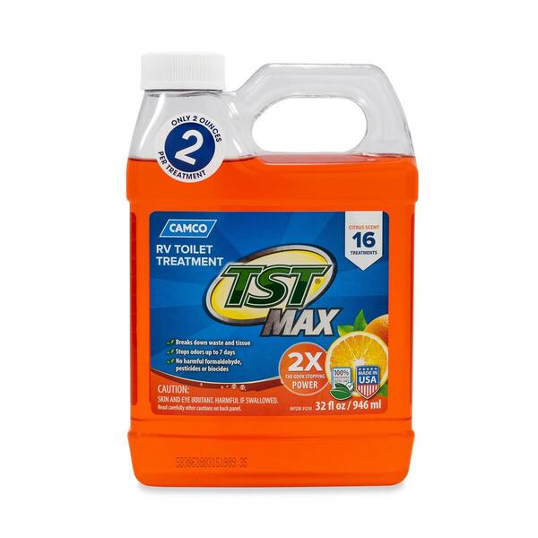 CAMCO:Camco TST 128 oz. Orange Power RV Toilet Treatment