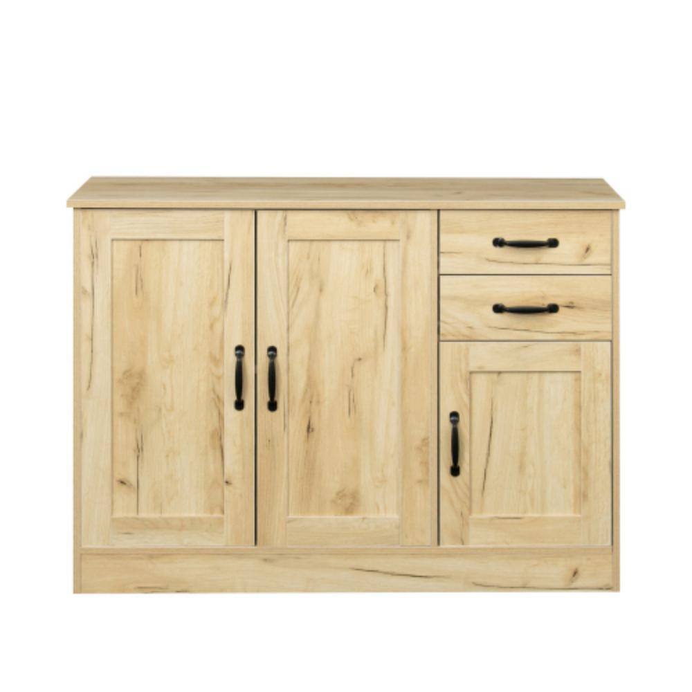 Reviews for Clihome Espresso Countryside Wood Buffet Sideboard