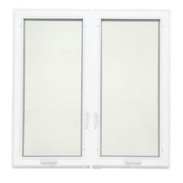 TAFCO WINDOWS 47.75 in. x 48 in. White Double-Pane Insulated Glass