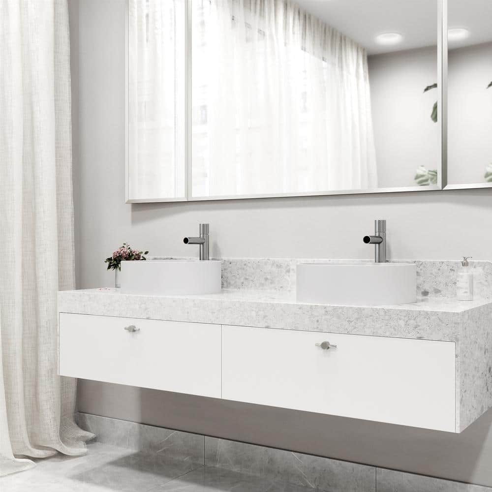 Ashford Brushed Nickel Single-Handle Vessel Bathroom Faucet