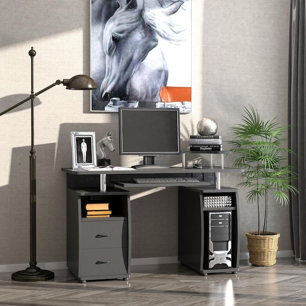 Elevated Desktop Organization Systems : Desk Shelf System