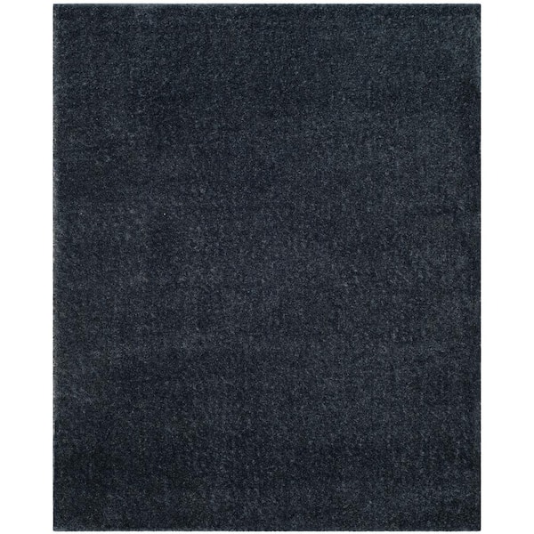 SAFAVIEH Arizona Shag Blue 7 ft. x 9 ft. Solid Area Rug