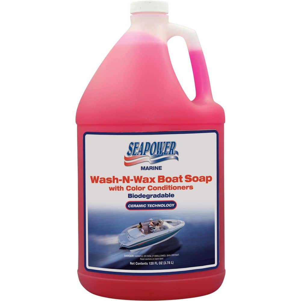 Gel Gloss 1 Gal. Marine Wash-N-Wax Boat Soap SWS-128 - The Home Depot