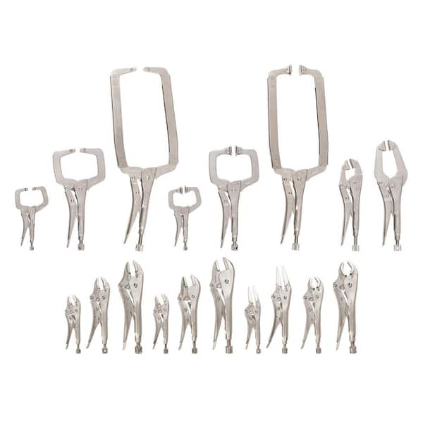 Locking Pliers and Clamps Set (18-Piece)