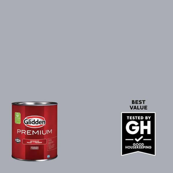 Glidden Premium 1 qt. PPG0993-3 Gosling Gray Semi-Gloss Interior Latex Paint