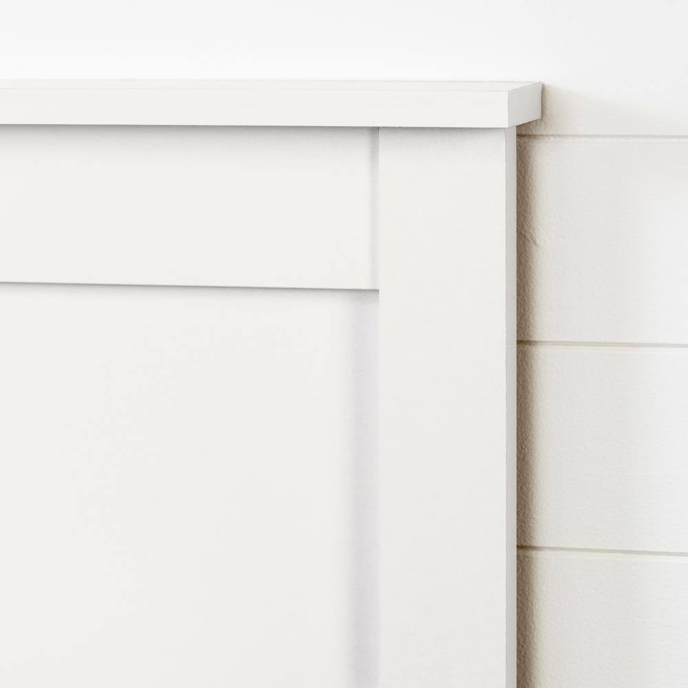 Pure White Full/Queen Wood Headboard