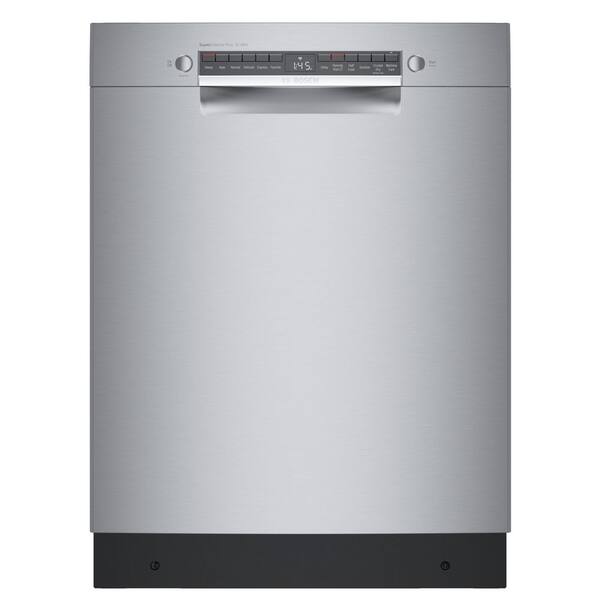 Bosch 800 Series 24 in ADA Compliant Front Control Tall Tub Dishwasher in Stainless Steel with Crystal Dry and 3rd Rack, 42dBA