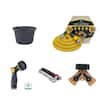 100 ft. Hose Pot, Expandable Hose, Nozzle, Sprinkler and Adapter