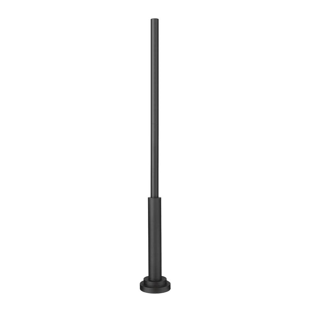 96 in. Black Outdoor Post 5010P-BK - The Home Depot