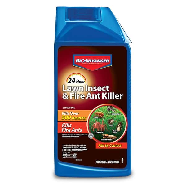 BIOADVANCED 32 oz. Concentrate 24-Hour Lawn Insect And Fire Ant Insect Killer