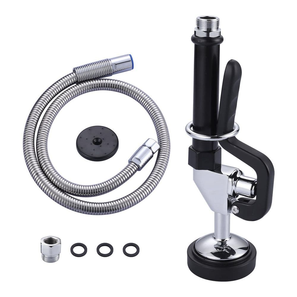 7/8 in. 20 UNEF Pre Rinse Spray Valve with 38 in. Brass Pre Rinse Hose for Commercial Sink Faucet price history on PriceWatchPro