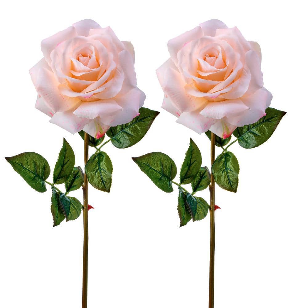 Regency International 27 in. Pink Artificial Garden Rose MTF23891