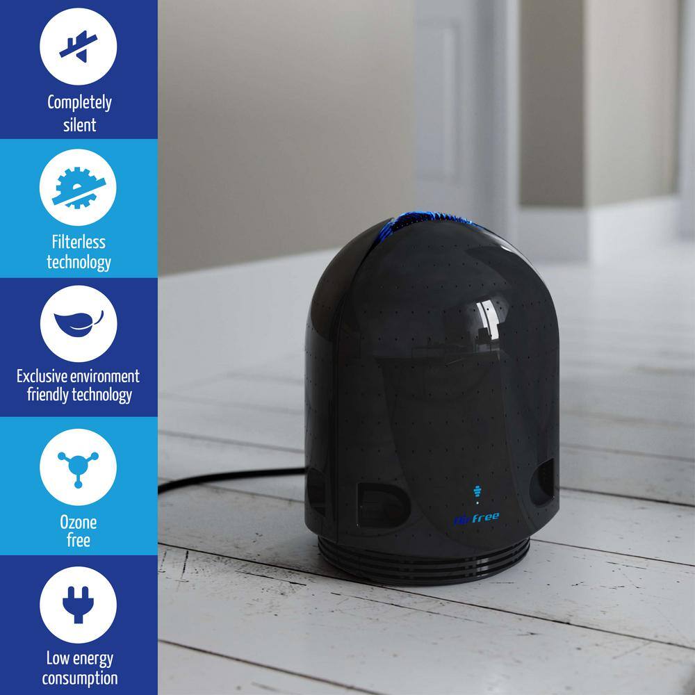 Black HEPA Filter Ozone Free Silent Air Purifier