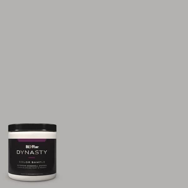 BEHR DYNASTY 8 oz. #BXC-25 Colonnade Gray Eggshell Enamel Stain-Blocking Interior Paint & Primer Sample