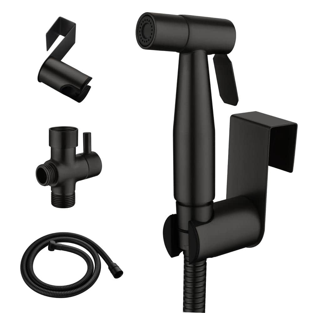 Single-Handle Bidet Faucet with 47 in. Stainless Steel Hose, Matte Black price history on PriceWatchPro