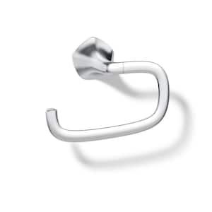 Wall Mounted Sundae Towel Ring in Vibrant Brushed Nickel