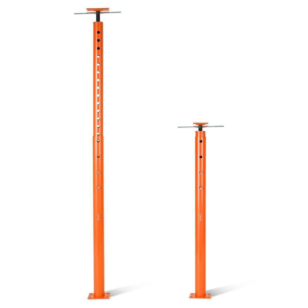 Heavy Duty Adjustable Steel Jack Posts 2 Pack 18,000 lbs Capacity Telescopic Floor Support 53-93in Orange Red price history on PriceWatchPro