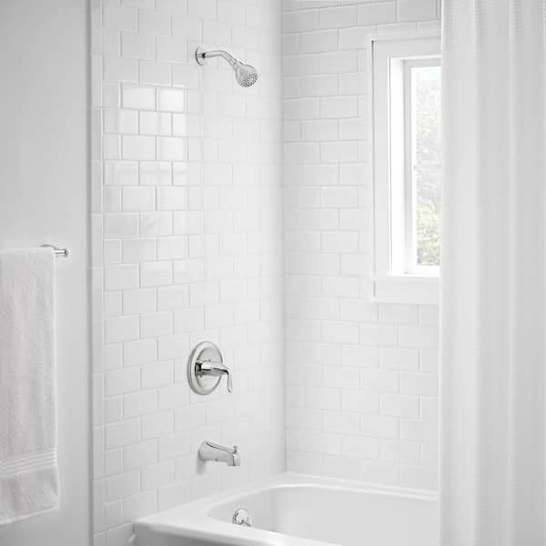 Constructor Single-Handle 1-Spray Tub and Shower Faucet in Chrome (Valve Included)