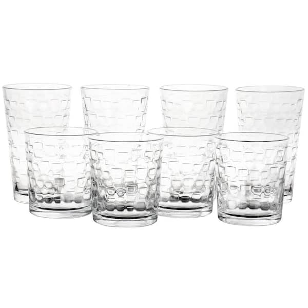 Glass Cup Set 5 Color Gift Box Assorted Tumblers Daily use Water Juice Soda  Tea