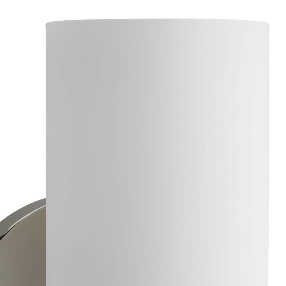 Polished Nickel 2-Light Dimmable Bath Vanity Fixture