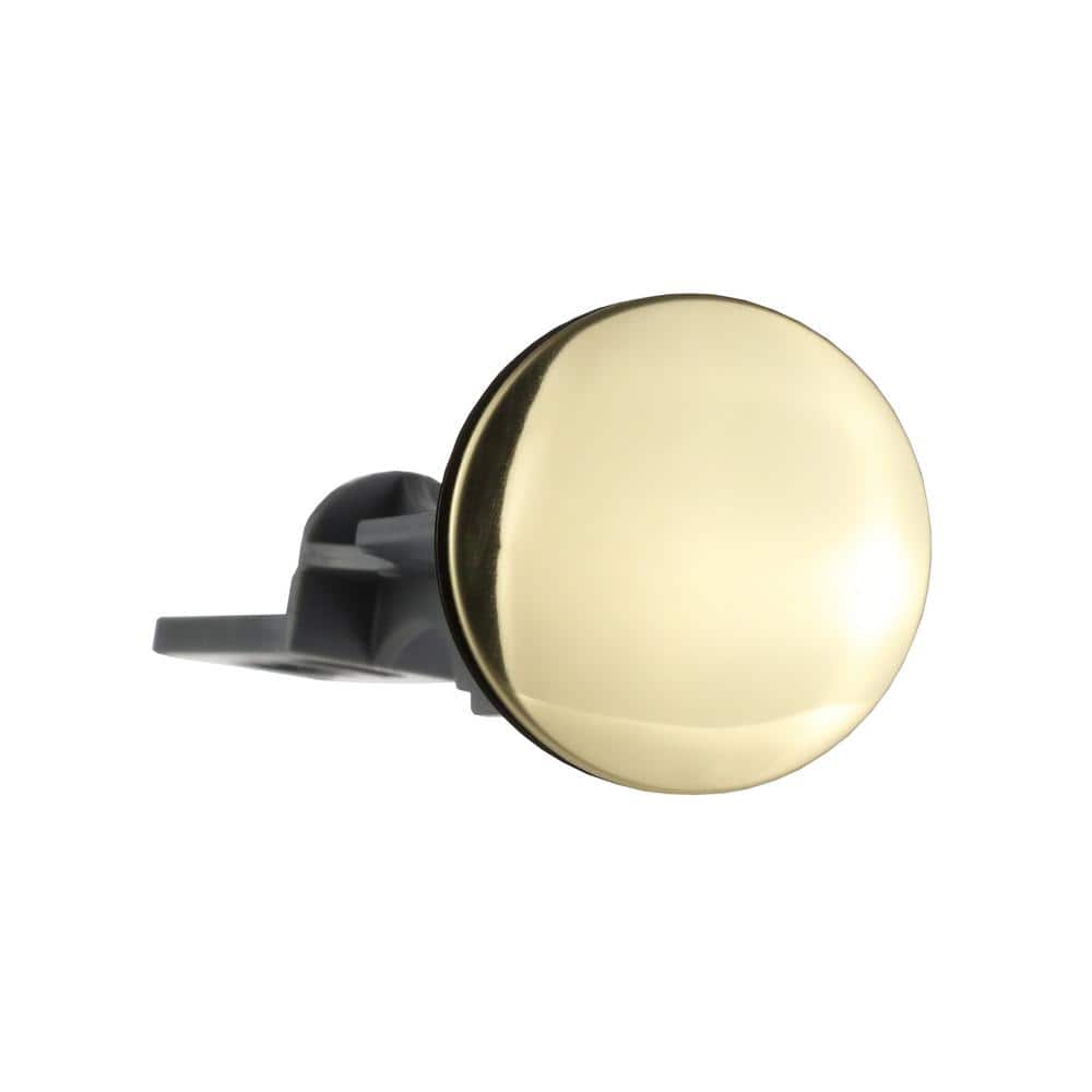 1.4 in. Polished Brass Plastic Replacement Pop-Up Stopper