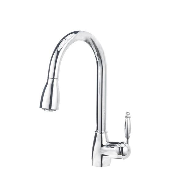 Blanco GRACE II 1.8 Single-Handle Pull-Down Sprayer Kitchen Faucet in Polished Chrome