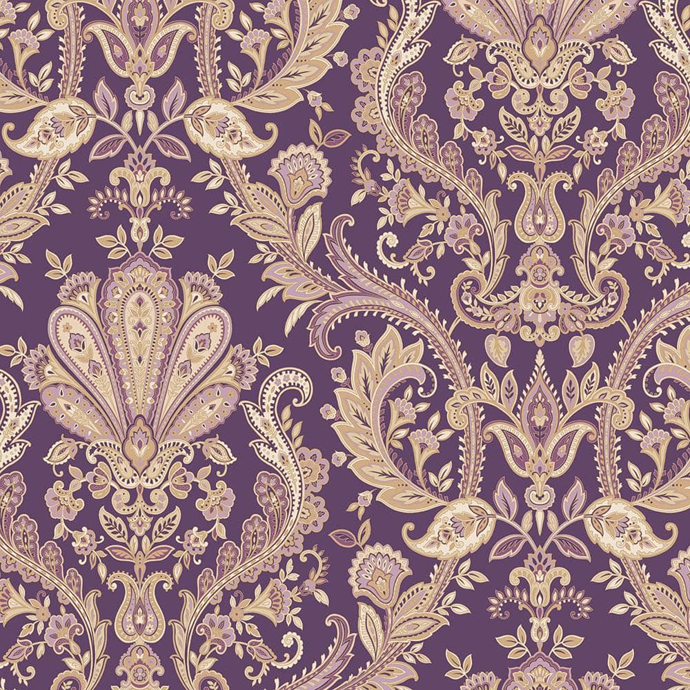 Norwall Jacobean Paisley Vinyl Roll Wallpaper (Covers 56 sq. ft