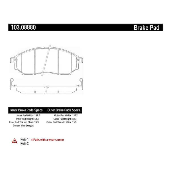 Centric Parts Disc Brake Pad Set