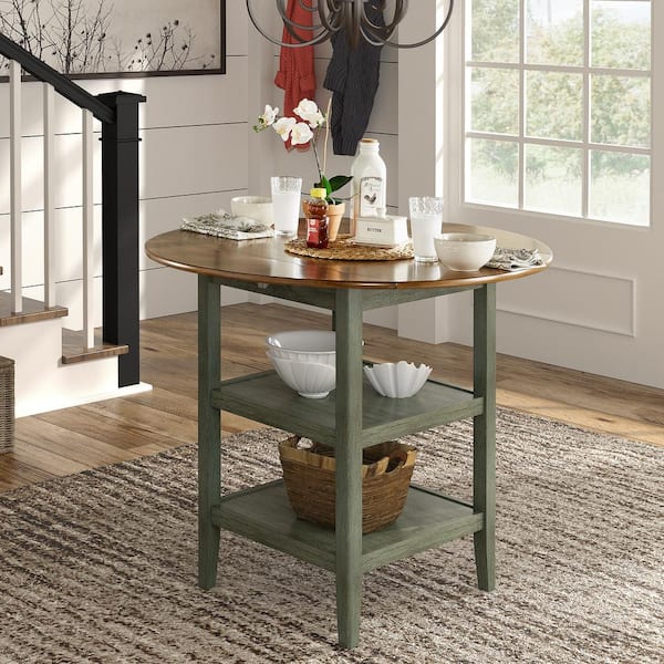 Drop leaf counter height best sale dining table