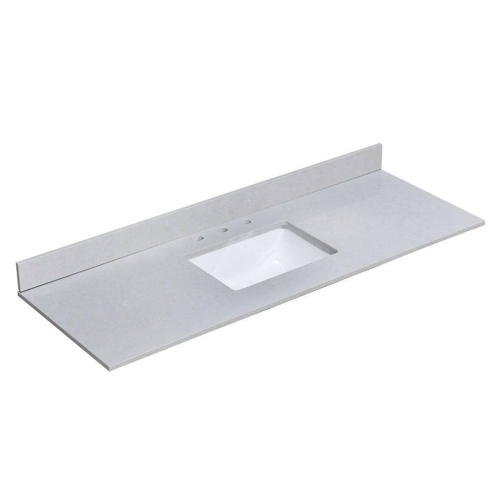 21 in. L x 4 in. H Engineered Marble Vanity Sidesplash for Countertop Shower Curb Window Sill Door Transitions in Gray price history on PriceWatchPro