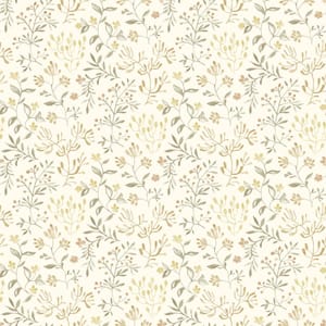 Tarragon Dainty Meadow Yellow Prepasted Non Woven Wallpaper