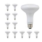 65-Watt Equivalent BR30 Dimmable Germicidal LED Light Bulb Soft White (12-Pack)