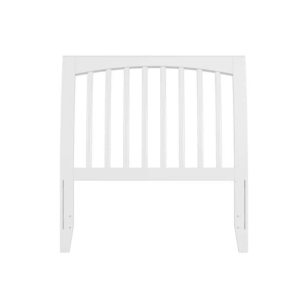AFI Orleans White Twin Sleigh Solid Wood Slat Headboard AR278822 The Home Depot